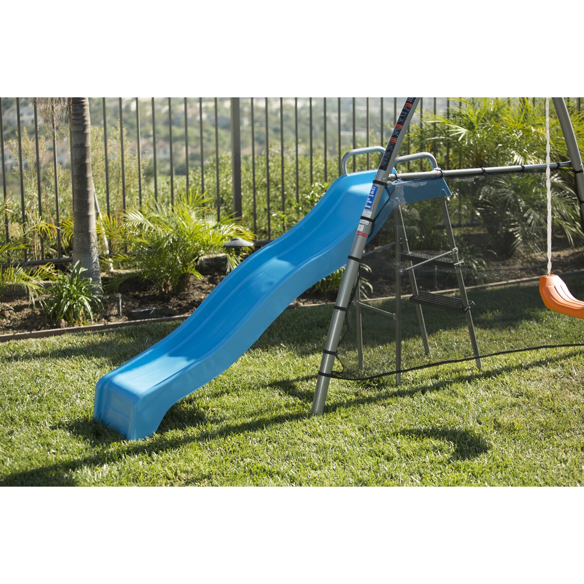 iron kids swing set