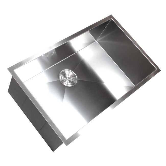 thumbnail image 2 of KBFmore 32" 16-Gauge Stainless Steel Undermount Kitchen Sink With Grid & Strainer – 10" Deep 2 of 5