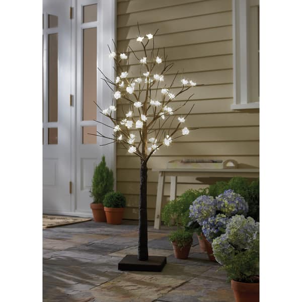 Shop Order Home Collection Led 4ft Cherry Blossom Tree Overstock 8976694