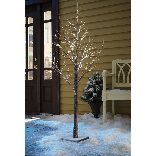 Order Home Collection Decorative LED 6ft Snow Tree  