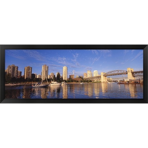 Shop 'Vancouver, Canada' Framed Panoramic Photo Multi Free Shipping