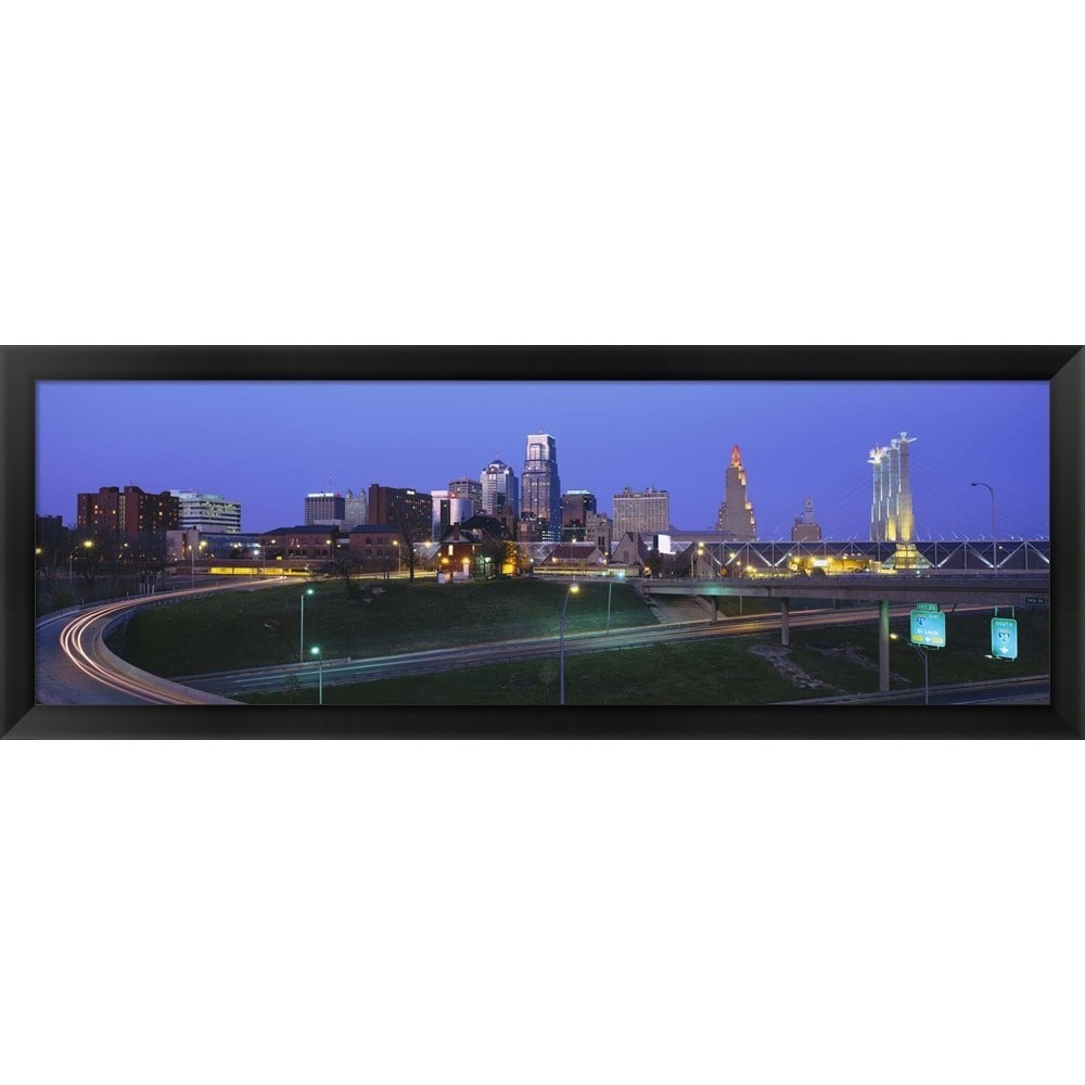 Kansas City, Missouri Framed Panoramic Photo