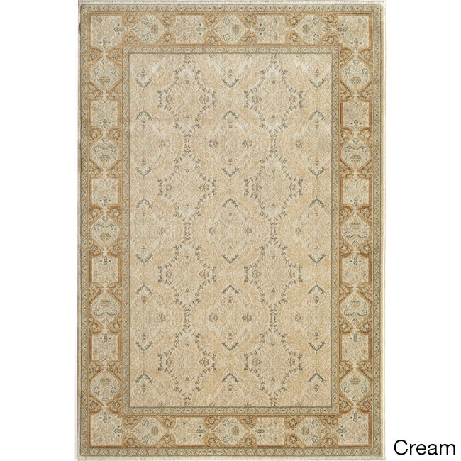 Rugs America Corp Verona Garden Area Rug (710 X 1010) Tan Size 8 x 10