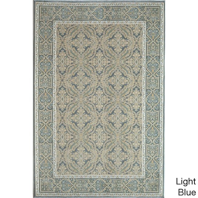 Rugs America Corp Verona Garden Area Rug (710 X 1010) Blue Size 8 x 10