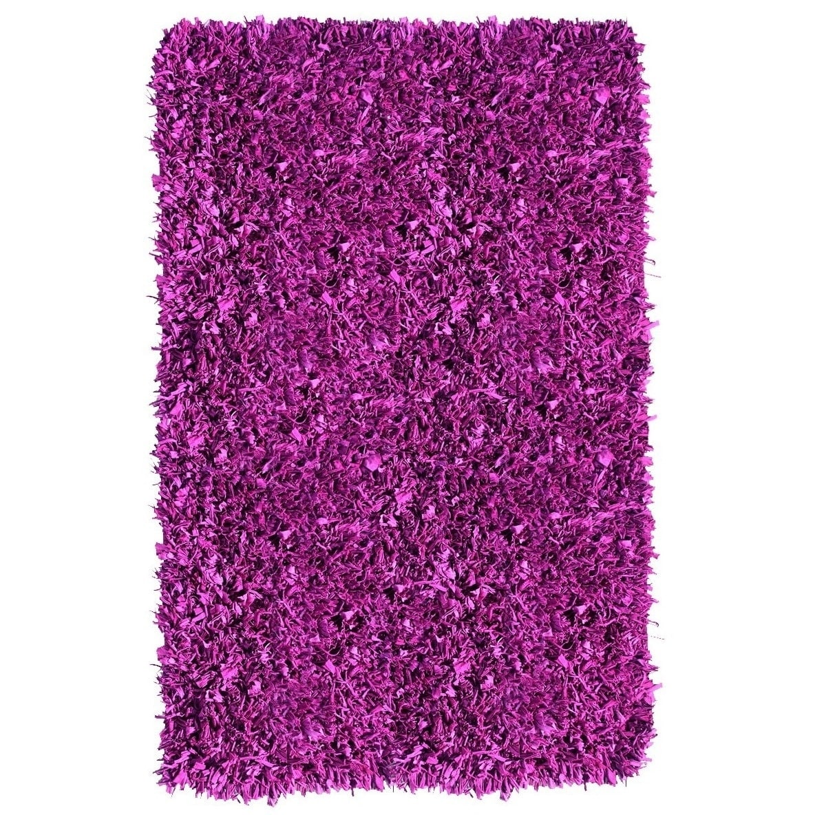 Jersey Purple Shag Rug (5 X 8)