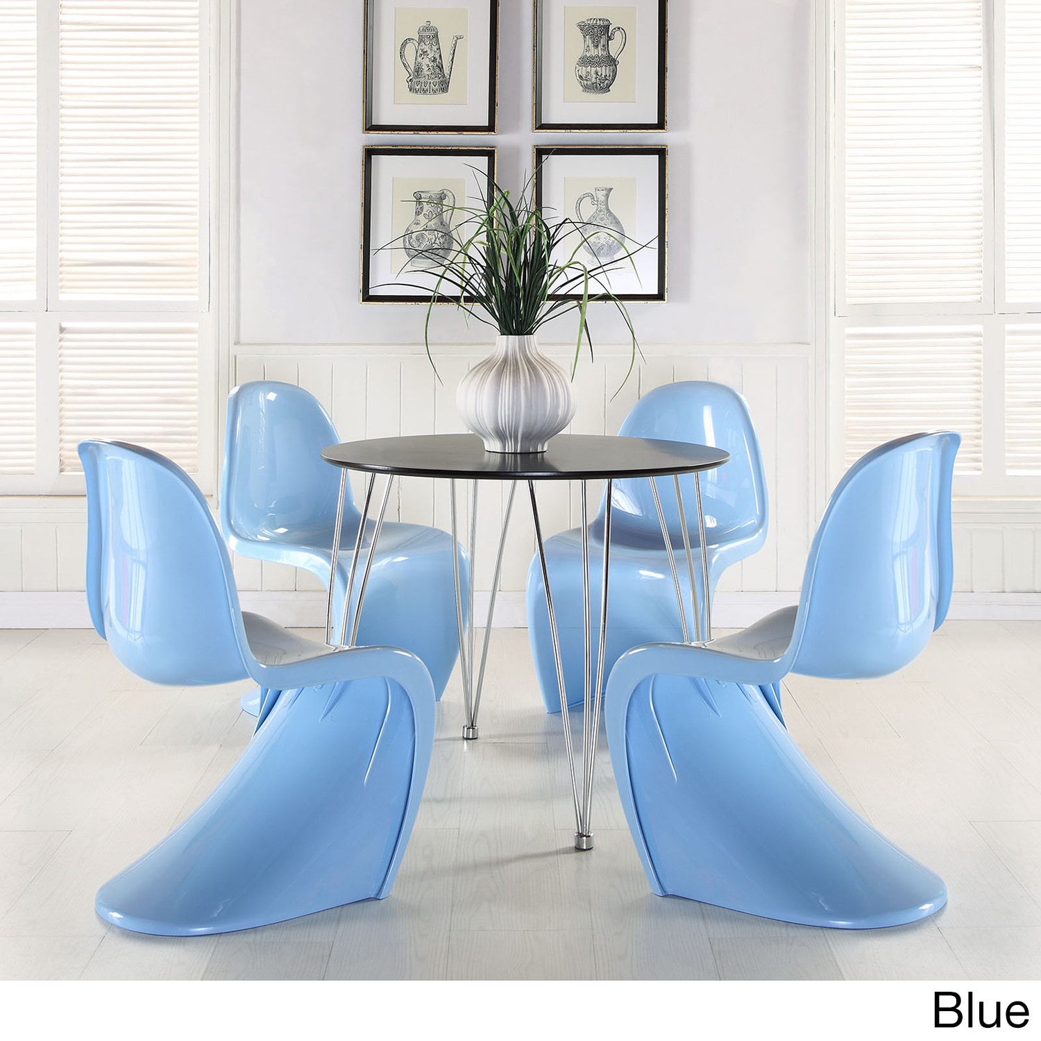 Verner Panton Style Chair (set Of 4)