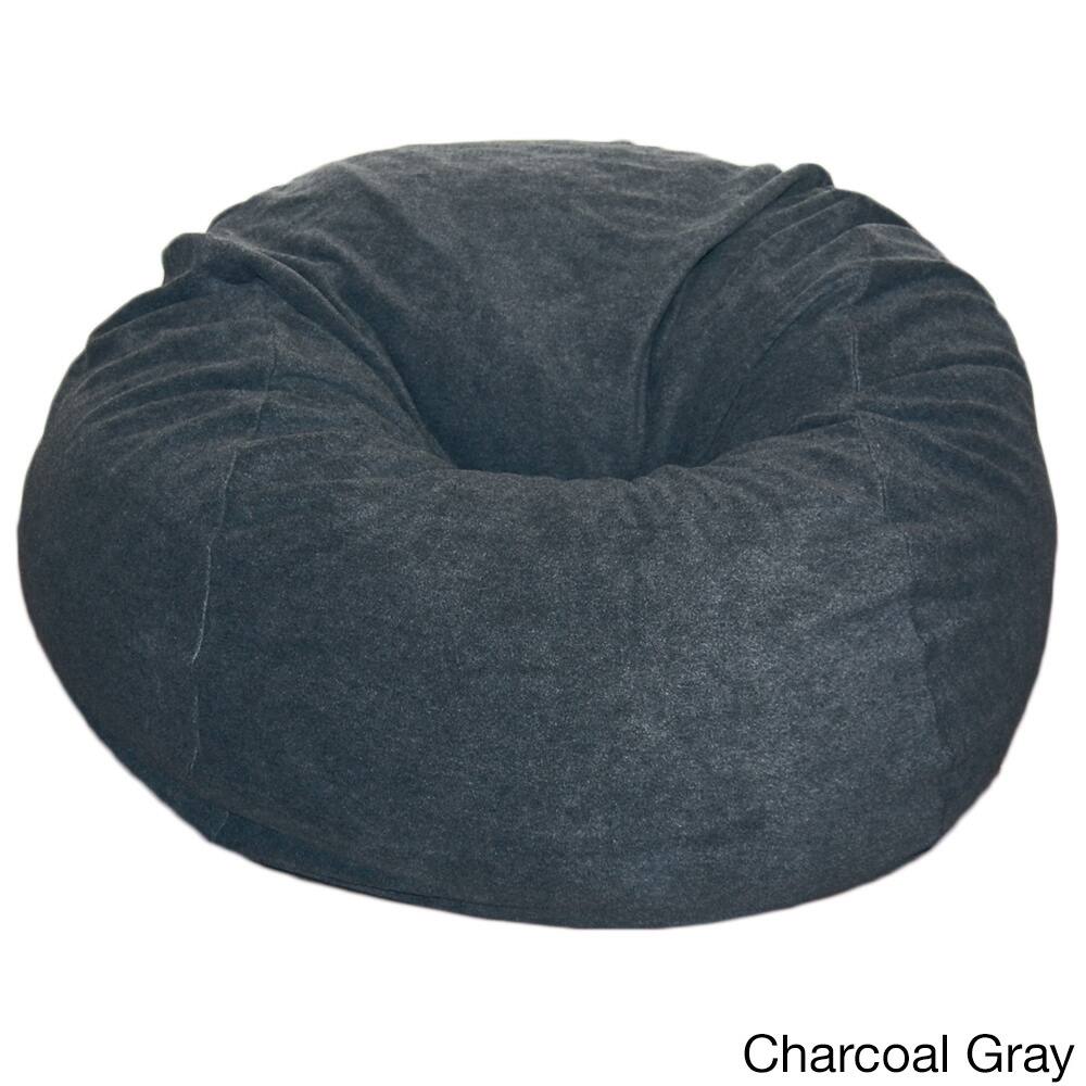 Fleece 36-inch Washable Anti-pill Bean Bag Chair