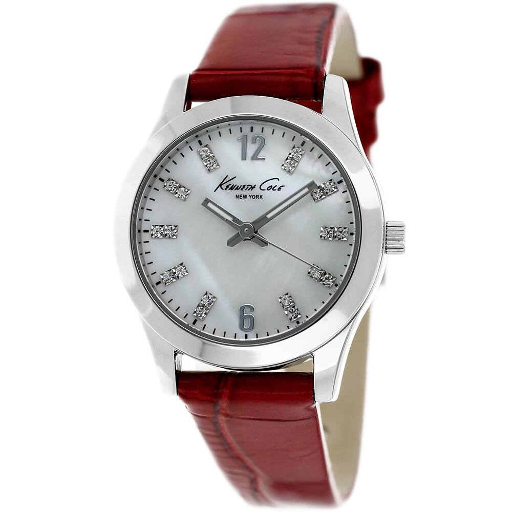Kenneth Cole Women's 'New York' Red Leather Watch
