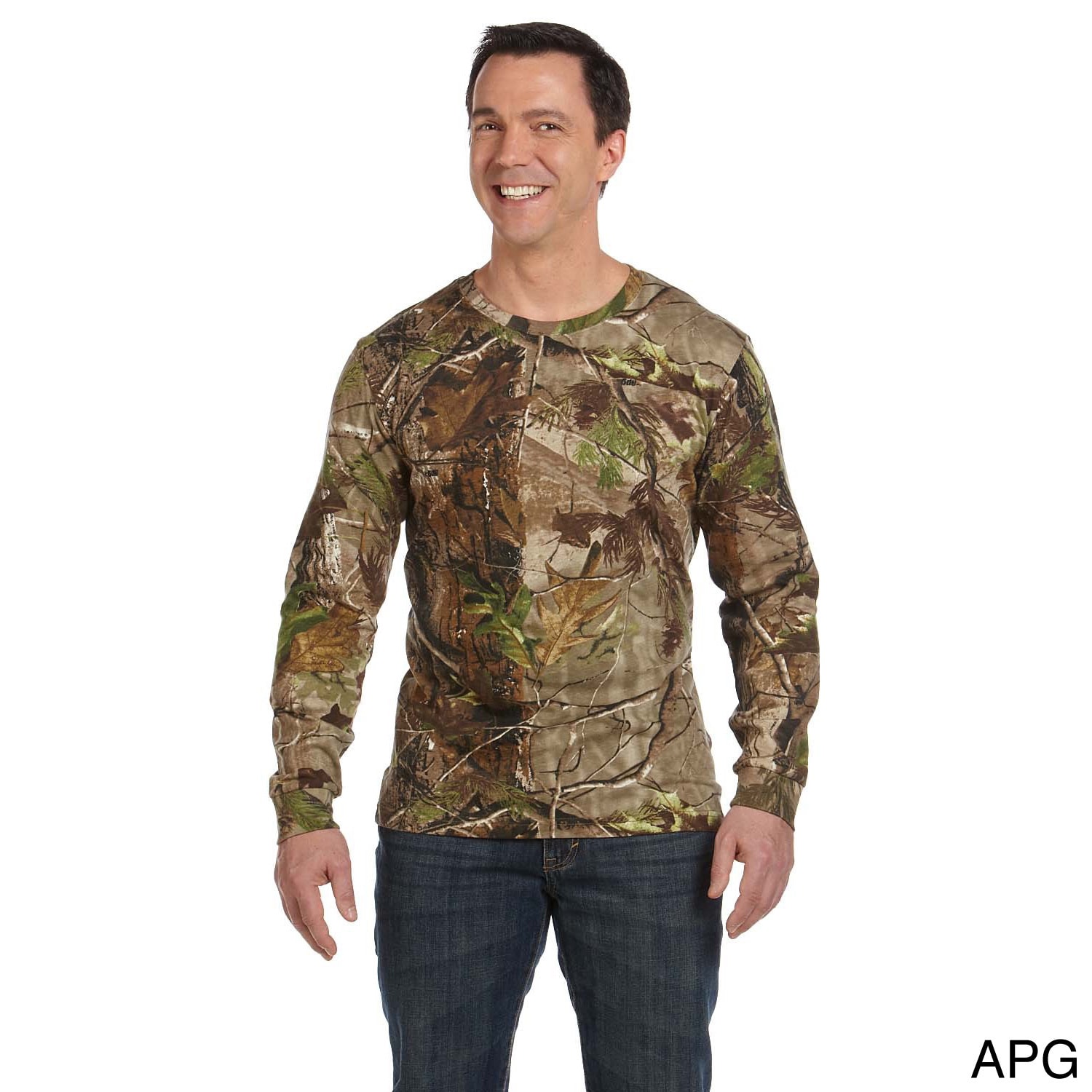 Code V Code V Mens Camouflage Long Sleeve T shirt Other Size XXL