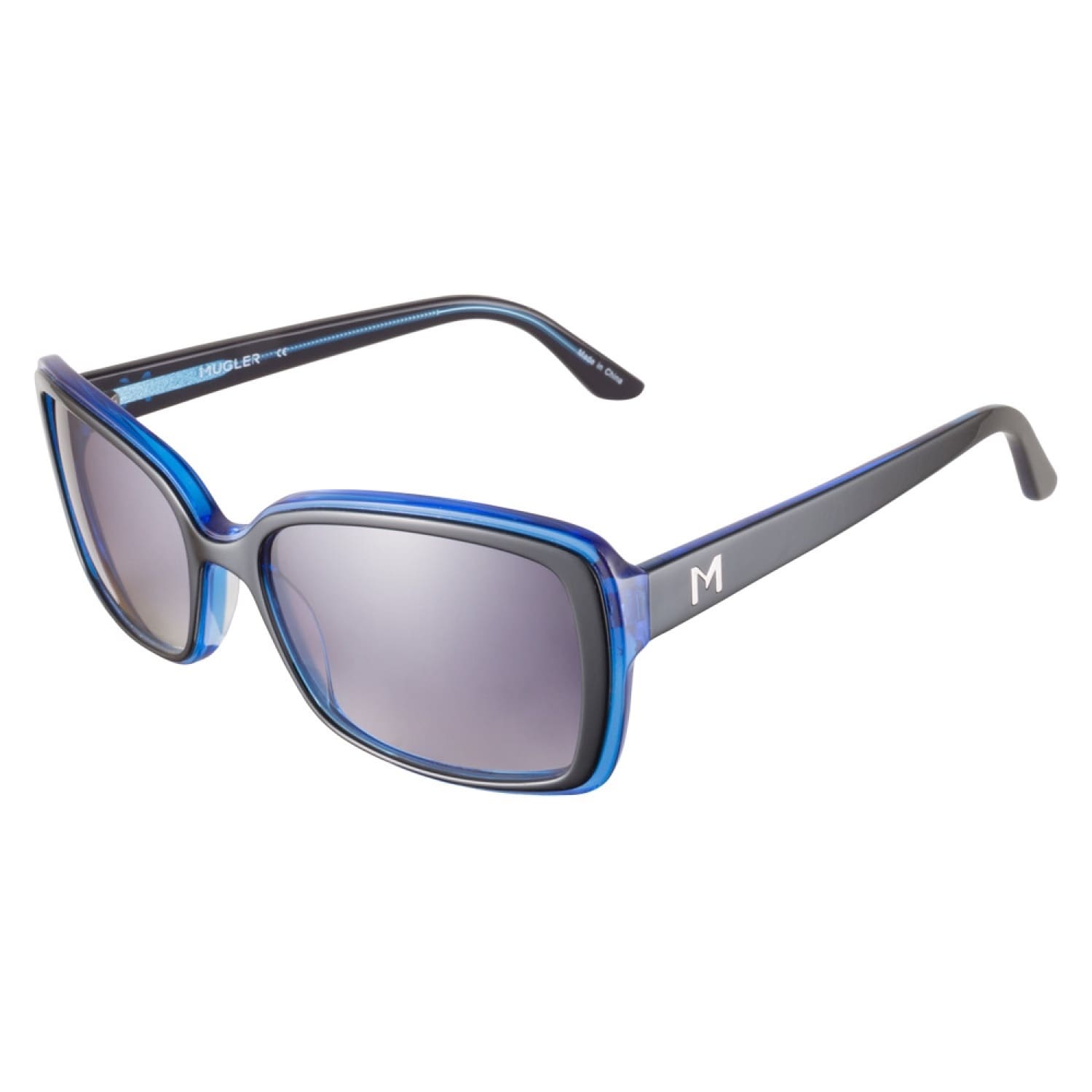 Thierry Mugler Tr2020 C02 Black Blue Sunglasses