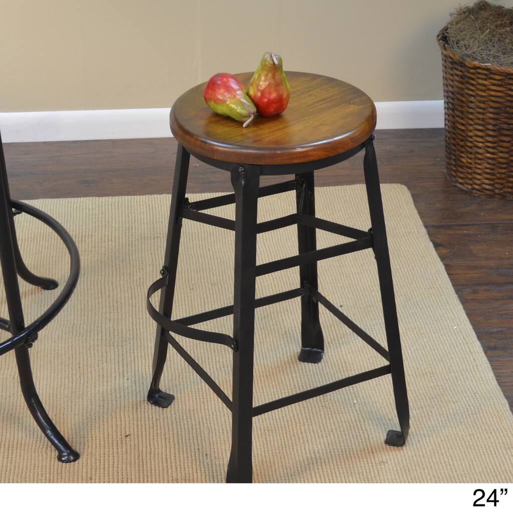 Felton Warm Chestnut Finish Stool