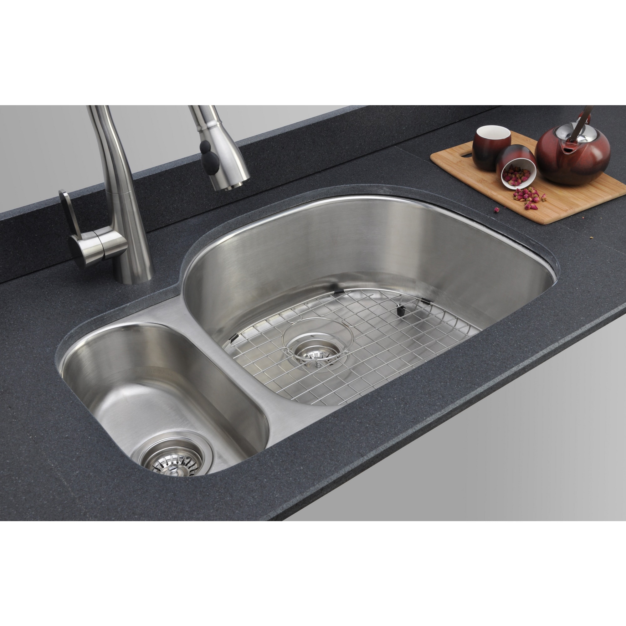 Wells Sinkware 18 gauge 20/80 Double Bowl Undermount