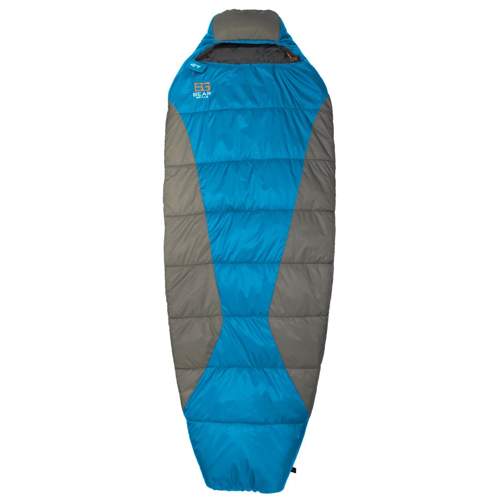 Bear Grylls Native Series Womens 0 degree Sleeping Bag (Grey/blackDimensions 80 inches long x 30 inches wideWeight 3.2 pounds )