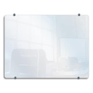 Luxor Large Wall mounted 45.6 x 36.6 inch Glass Board   16186867