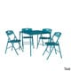 preview thumbnail 5 of 6, The Curated Nomad Hillard 5-piece Folding Table and Chairs Set