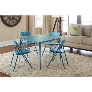 The Curated Nomad Hillard 5-piece Folding Table and Chairs Set
