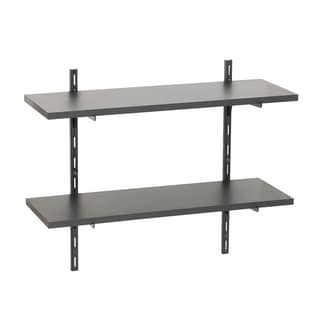 Wallscapes Black 8x24 2-shelf Kit