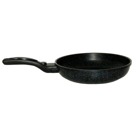 11" Cast Aluminum Marble Non-Stick Frying Pan Black