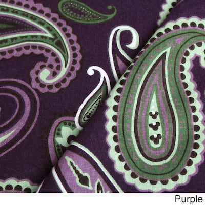 Superior Cotton Flannel Paisley Bed Sheet Set