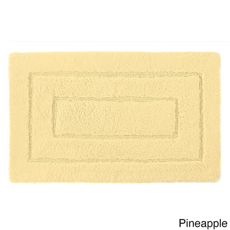 Luxorious Cotton Brights Collection 20 x 32-inch Bath Rug - 20 x 32 - Pineapple