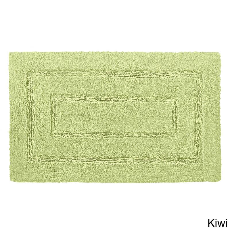 Luxurious Cotton Brights Collection 24 x 40-inch Bath Rug - 24 x 40 - Kiwi