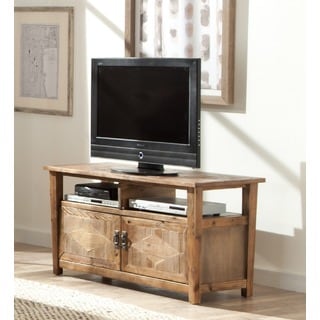 Alaterre Rustic Reclaimed Wood TV Stand - Free Shipping Today ... - Alaterre Heritage 45-inch Reclaimed Wood TV/ Entertainment Stand