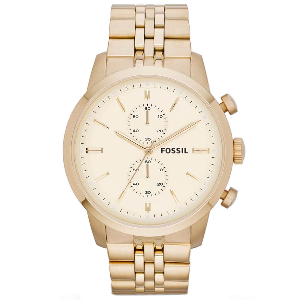 Fossil Men's FS4856 Townsman Goldtone Chronograph Watch