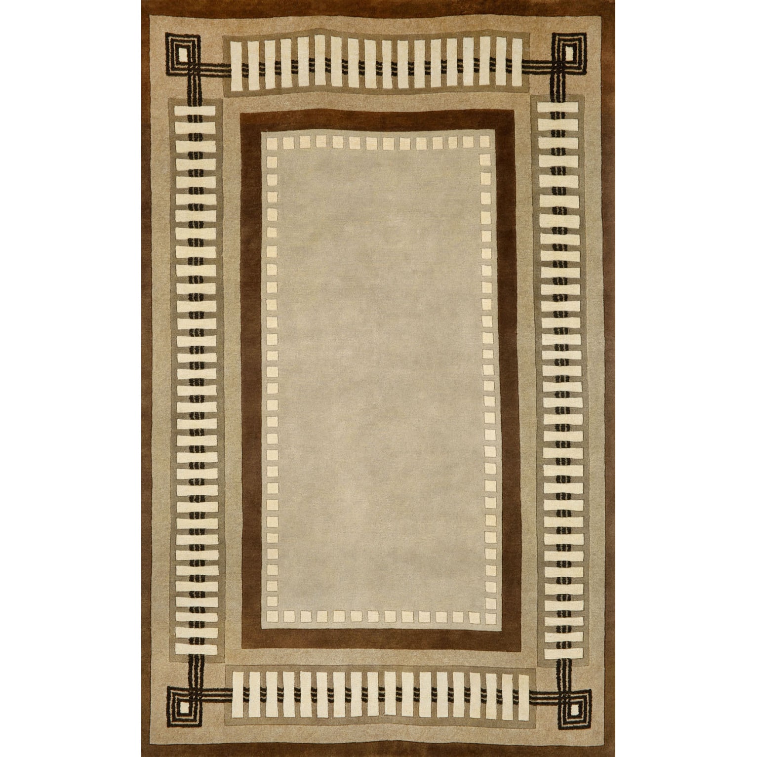 Column Border Indoor Rug (5x8)