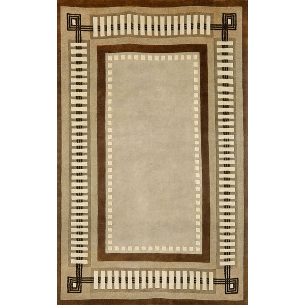 Liora Manne Column Border Indoor Rug (3'6X5'6) - 3'6 x 5'6
