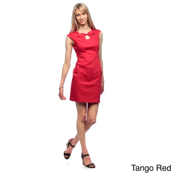 Satin Sheath Dress