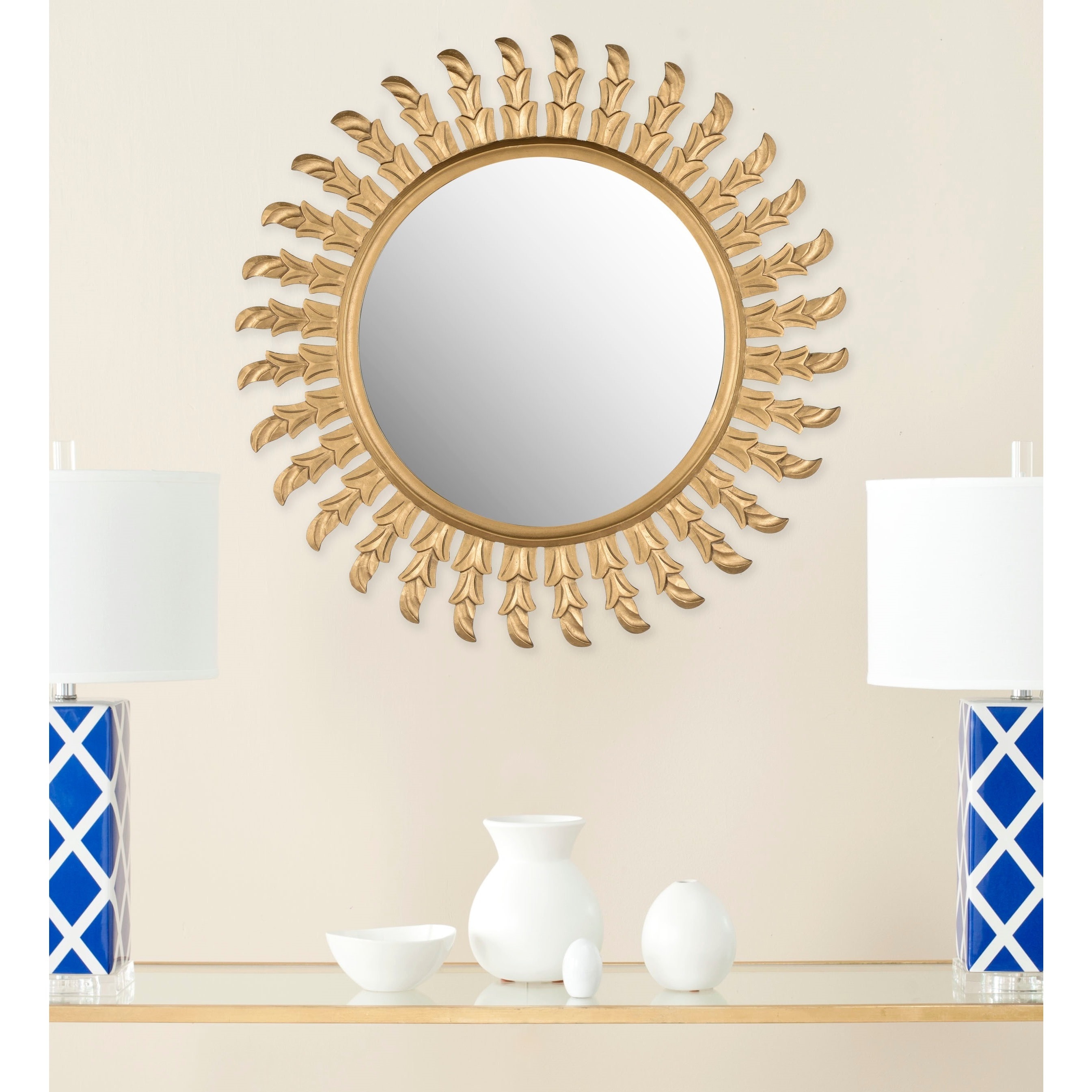 Safavieh Inca Sunburst Gold Mirror