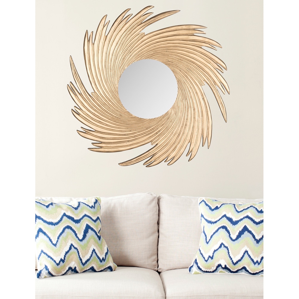 Safavieh Nouveau Wave Gold Mirror