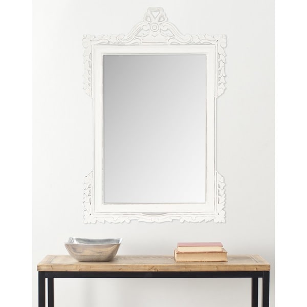 Safavieh Pedimint White Mirror   16190318   Shopping