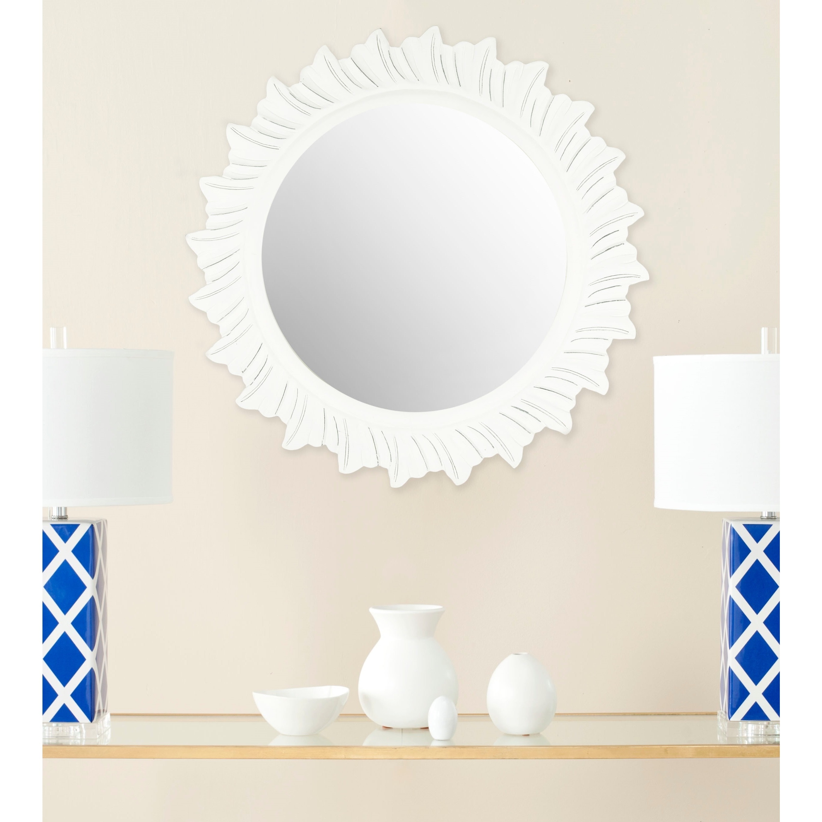 Safavieh By The Sea Burst White Mirror