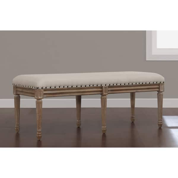 slide 2 of 5, Gracewood Hollow Elements Upholstered Dining Bench