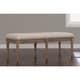 preview thumbnail 1 of 3, Gracewood Hollow Elements Upholstered Dining Bench