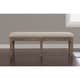 preview thumbnail 2 of 3, Gracewood Hollow Elements Upholstered Dining Bench