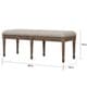 preview thumbnail 5 of 3, Gracewood Hollow Elements Upholstered Dining Bench