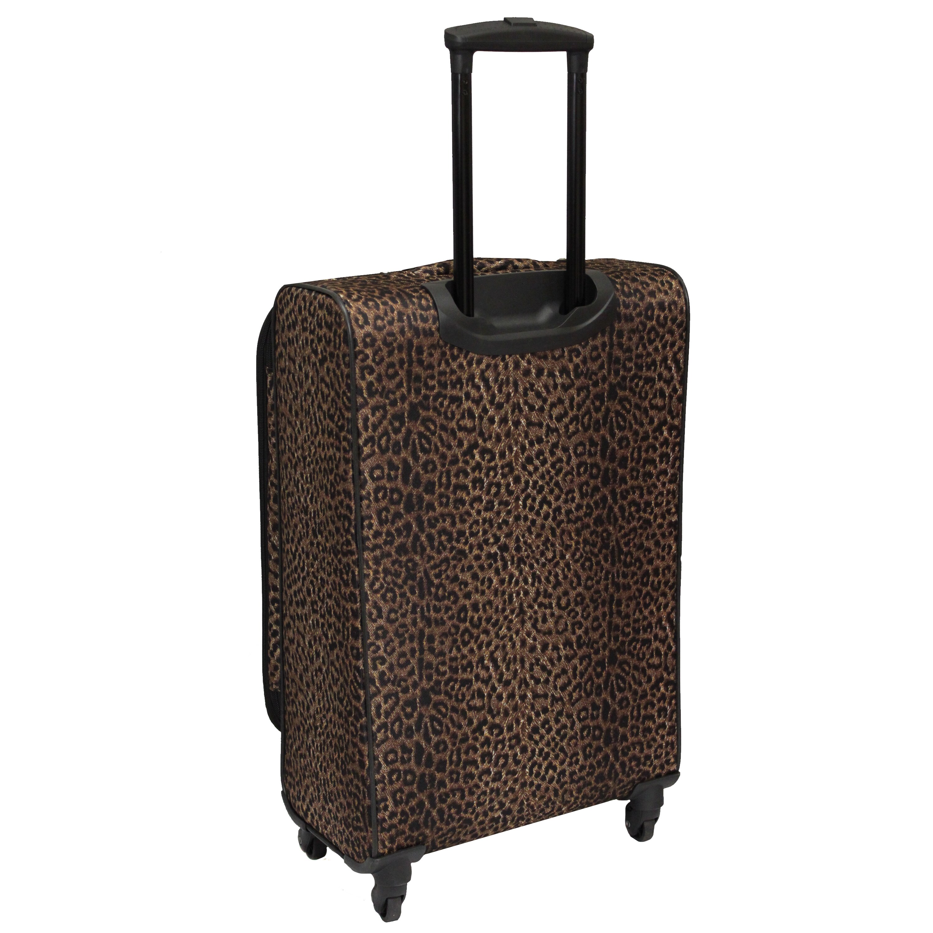 cheetah luggage set