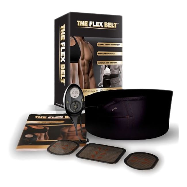 The Flex Belt Abdominal Muscle Toner , Black, 24-47 (like new) - sporting  goods - by owner - sale - craigslist