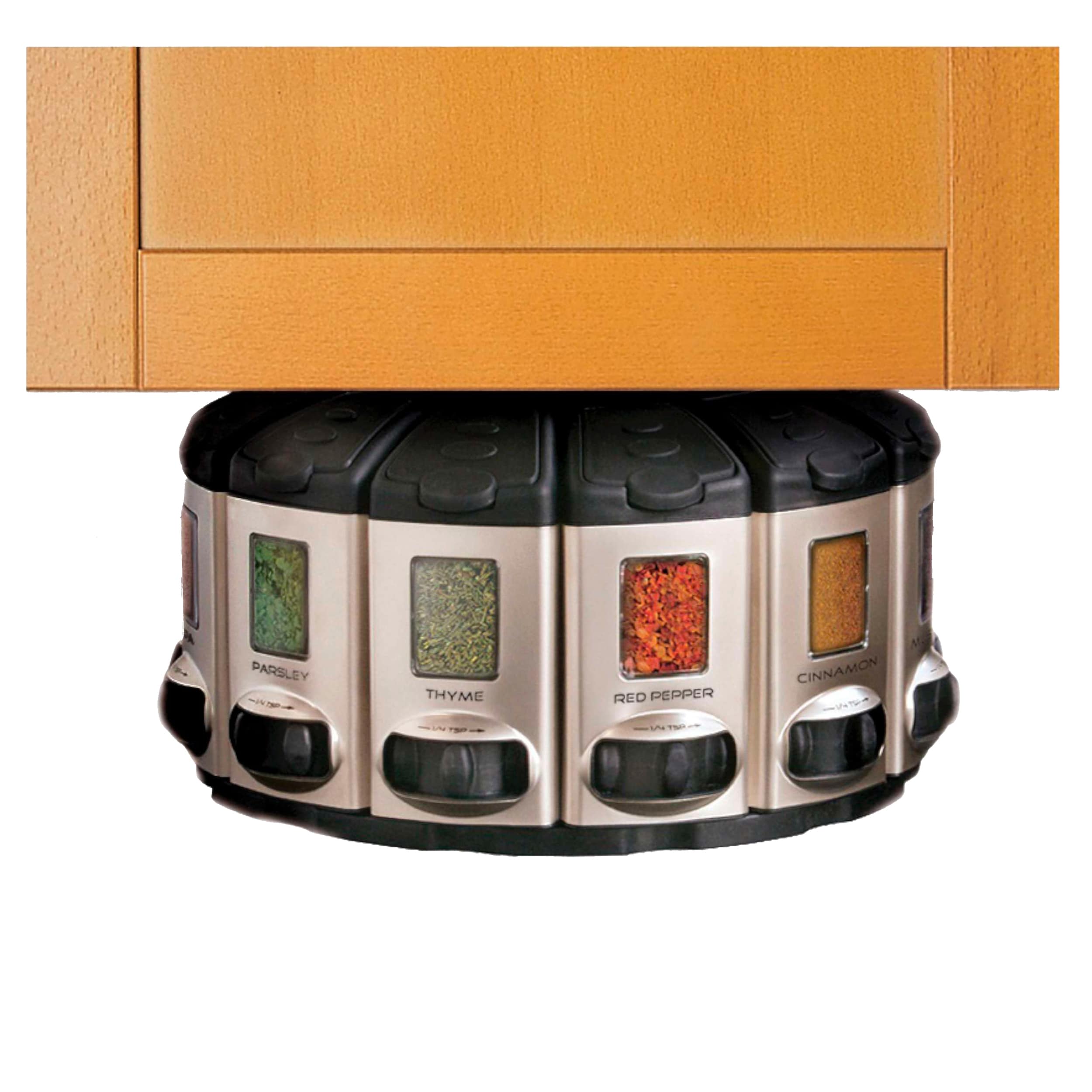 Spice Jars Kitchenart Select A Spice Carousel Spice Auto Measure