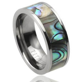 titanium gemstone ring