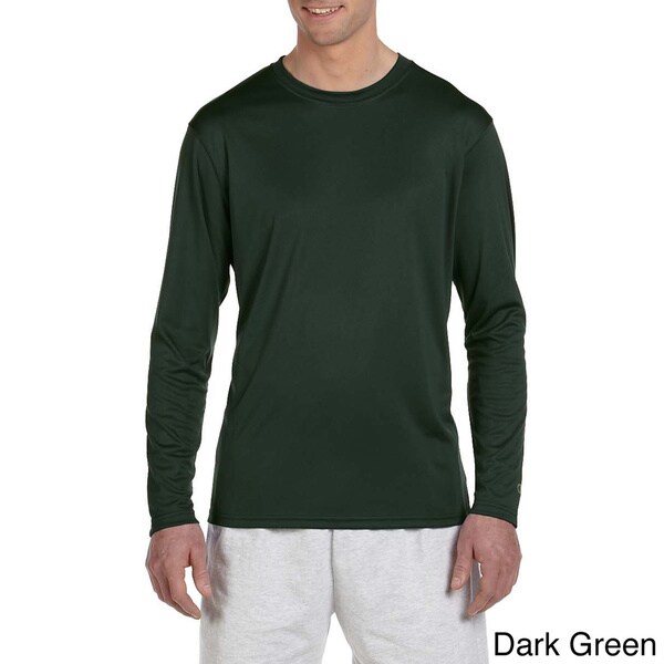 green long sleeve champion shirt