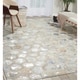 preview thumbnail 1 of 32, Nourison City Chic Glam Metallic Geometric Hair on Hide Area Rug