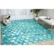 preview thumbnail 12 of 32, Nourison City Chic Glam Metallic Geometric Hair on Hide Area Rug 5'3" x 7'5" - Green - Rectangle