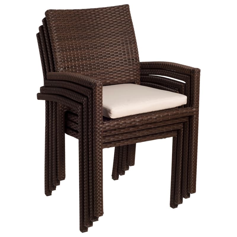 Amazonia Audrey 11pc FSC Wood Outdoor Patio Dining Extendable Set - 170" L x 100 W x 35" H