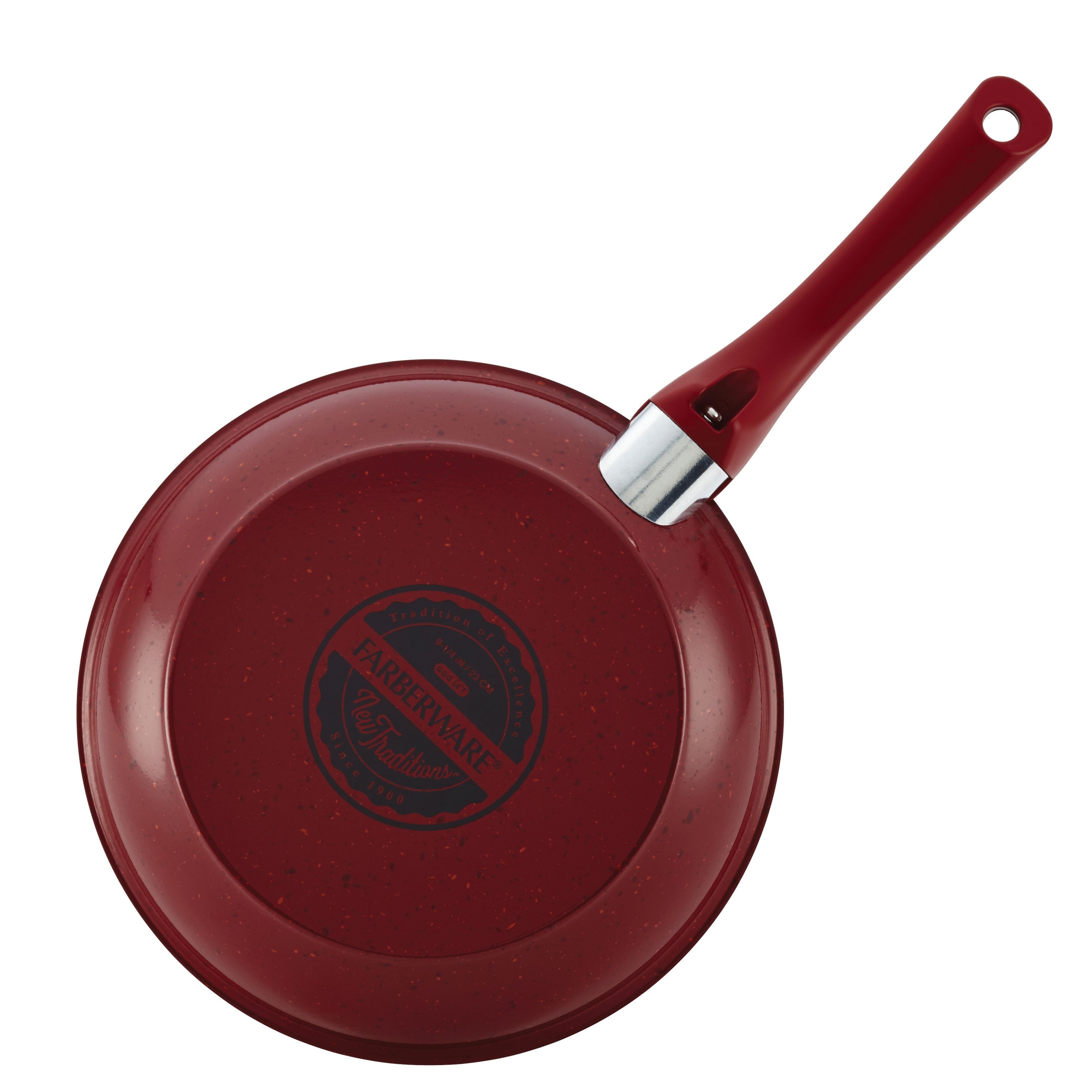 Farberware New Traditions Speckled Aluminum Nonstick 12 1/2-inch Red Deep  Skillet - Bed Bath & Beyond - 8985316