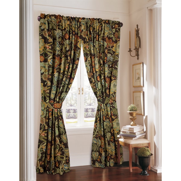 Curtains Ideas 86 inch curtain panels : Rose Tree Audubon 86-inch Curtain Panel Pair - Free Shipping Today ...