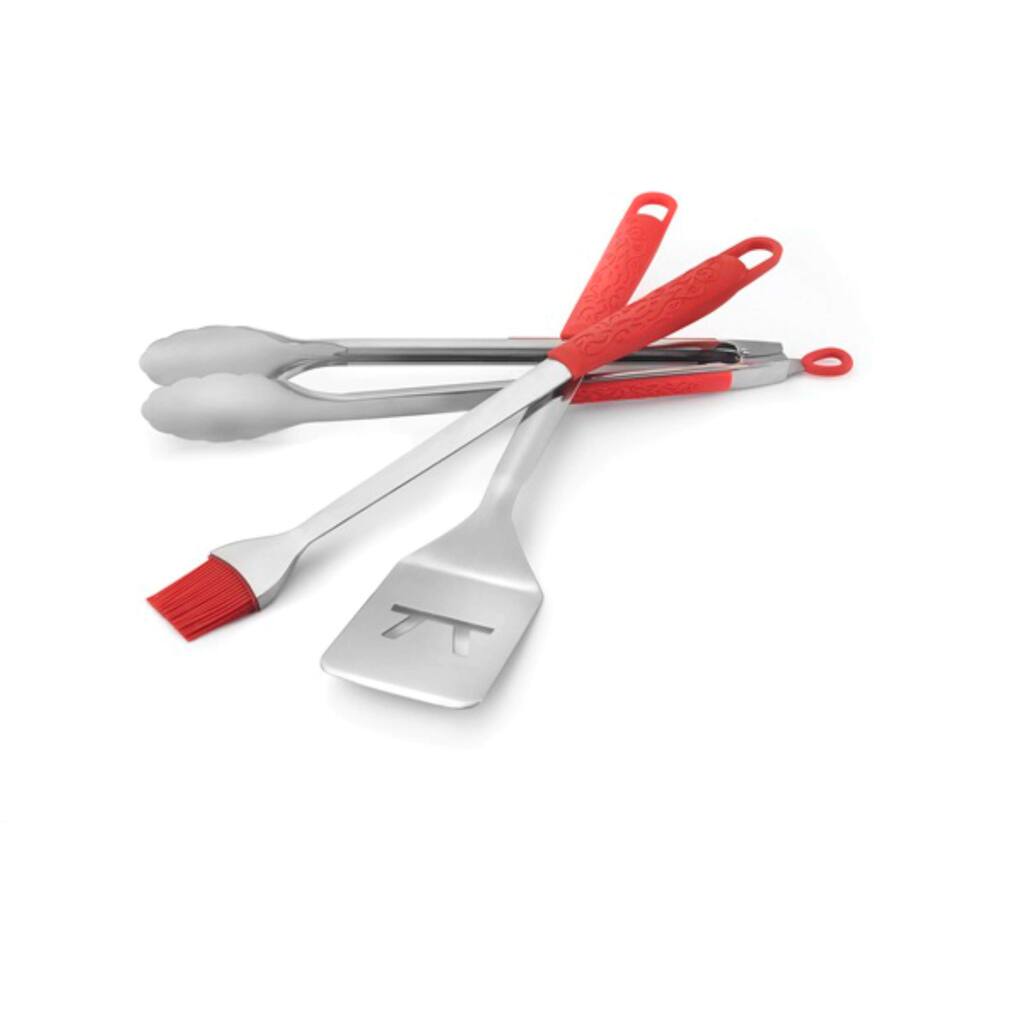 Wildfire Stainless Steel 3-piece BBQ Grilling Set