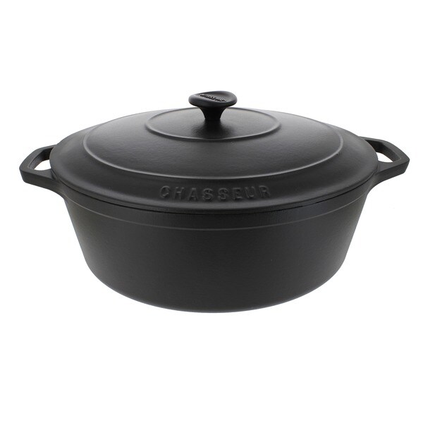 Chasseur 7.25 quart Black Cast Iron Casserole Dish Bed Bath